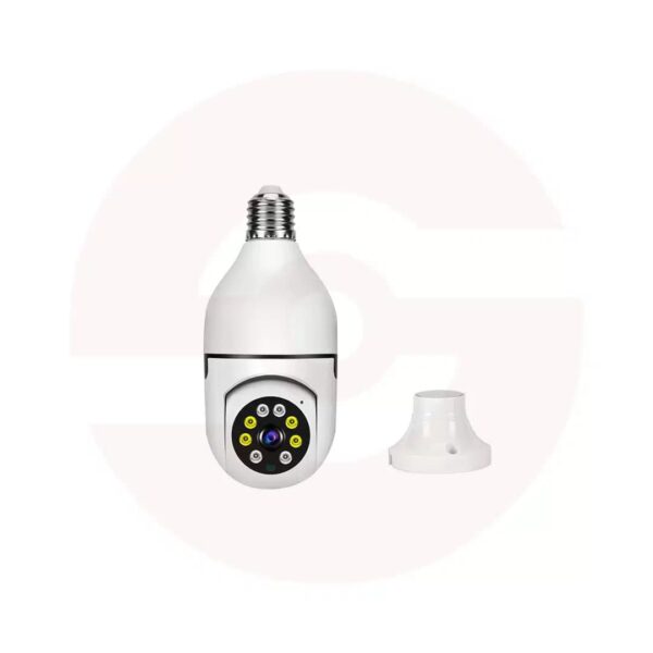 Smart PTZ Bulb Camera – Compatible with V380 Pro App