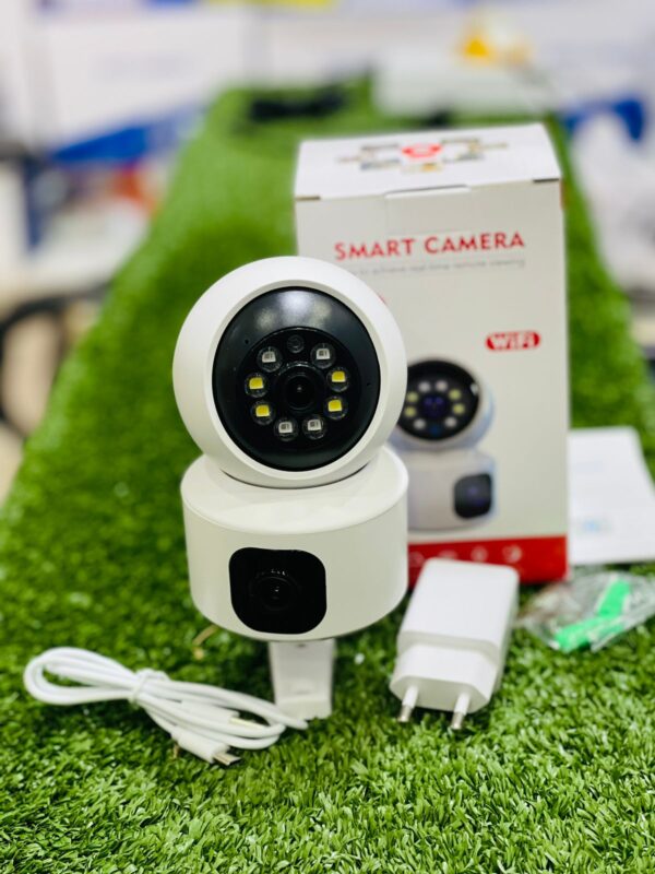 Dual Lens WiFi Security Camera – V380 Pro Compatible